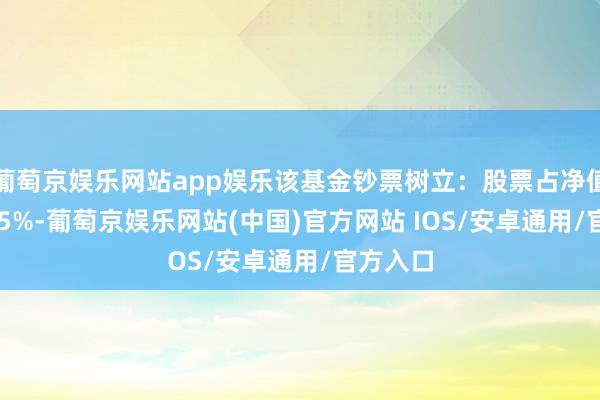 葡萄京娱乐网站app娱乐该基金钞票树立：股票占净值比70.65%-葡萄京娱乐网站(中国)官方网站 IOS/安卓通用/官方入口