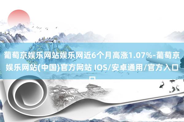 葡萄京娱乐网站娱乐网近6个月高涨1.07%-葡萄京娱乐网站(中国)官方网站 IOS/安卓通用/官方入口