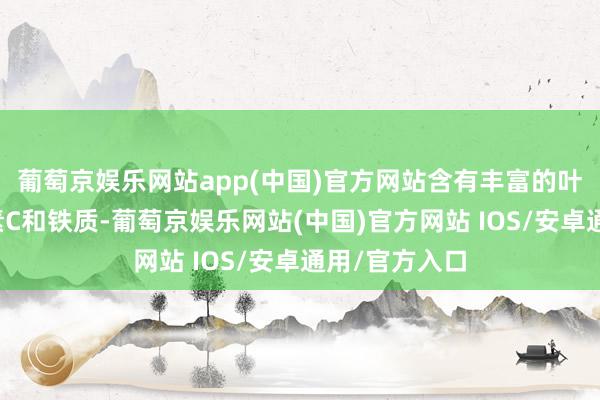 葡萄京娱乐网站app(中国)官方网站含有丰富的叶绿素、维生素C和铁质-葡萄京娱乐网站(中国)官方网站 IOS/安卓通用/官方入口