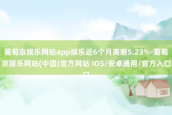 葡萄京娱乐网站app娱乐近6个月高潮5.23%-葡萄京娱乐网站(中国)官方网站 IOS/安卓通用/官方入口